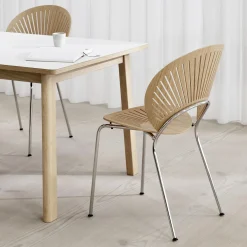 6491 Ana udtræksspisebord 180 cm, white/soap treated oak