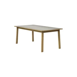 6491 Ana udtræksspisebord 180 cm, almond/oiled oak