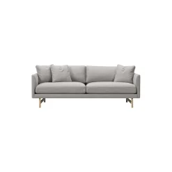 5552 Calmo 95 2 pers. sofa, beige/lakeret eg
