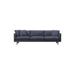 5523 Calmo 80 3 pers. sofa, mørkeblå/røget eg