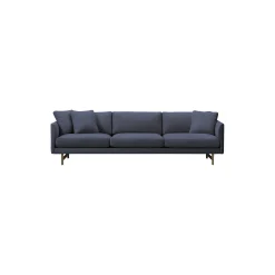 5523 Calmo 80 3 pers. sofa, mørkeblå/røget eg