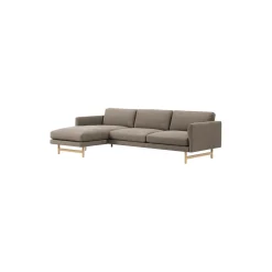5625 Calmo 3-seater Chaise Sofa, Ecriture 0270/lacquered oak