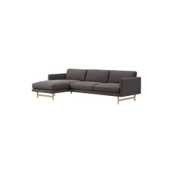 5625 Calmo 3-seater Chaise Sofa, Ecriture 0380/lacquered oak