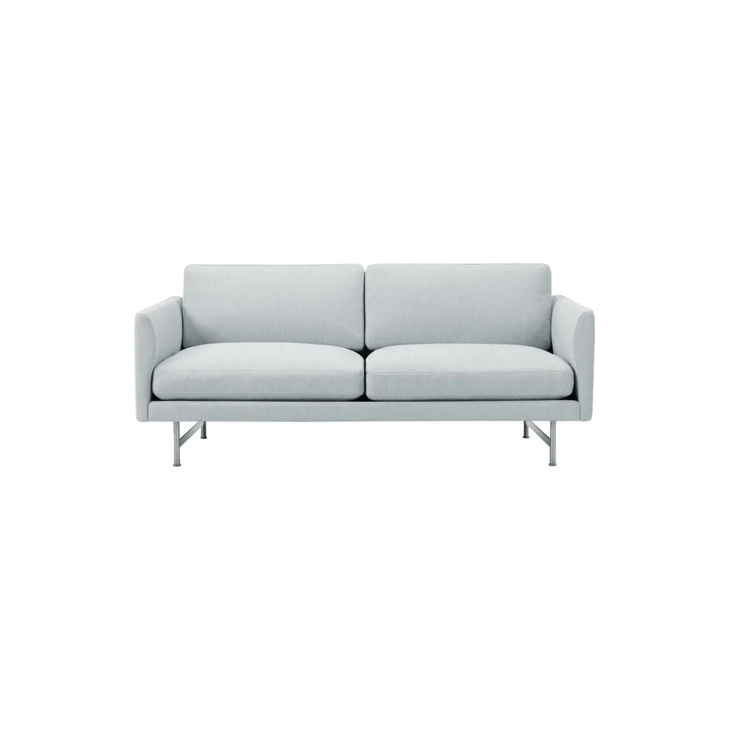 5622 Calmo 2-seater Sofa, Ecriture 0710/chrome