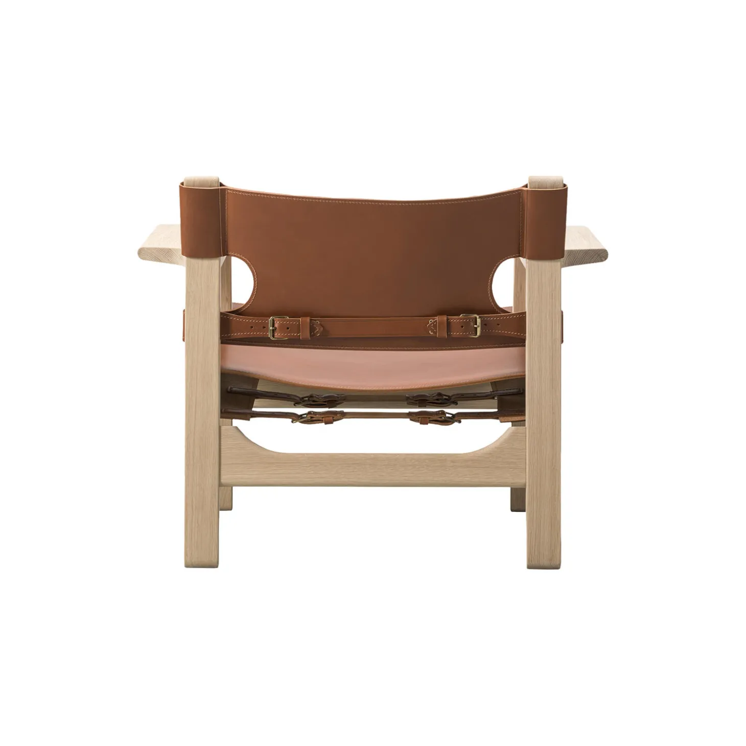 2226 Den Spanske Stol, cognac/sæbebehandlet eg