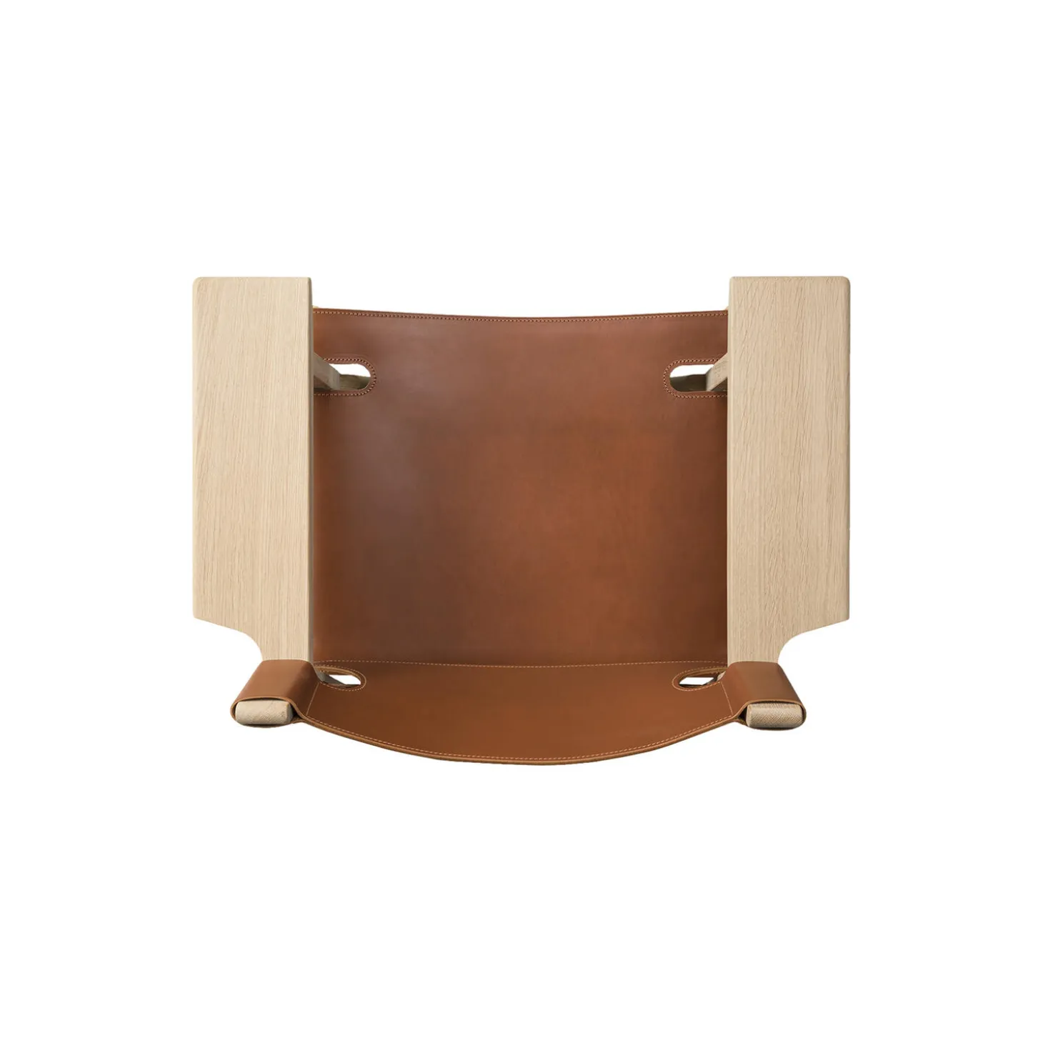 2226 Den Spanske Stol, cognac/sæbebehandlet eg