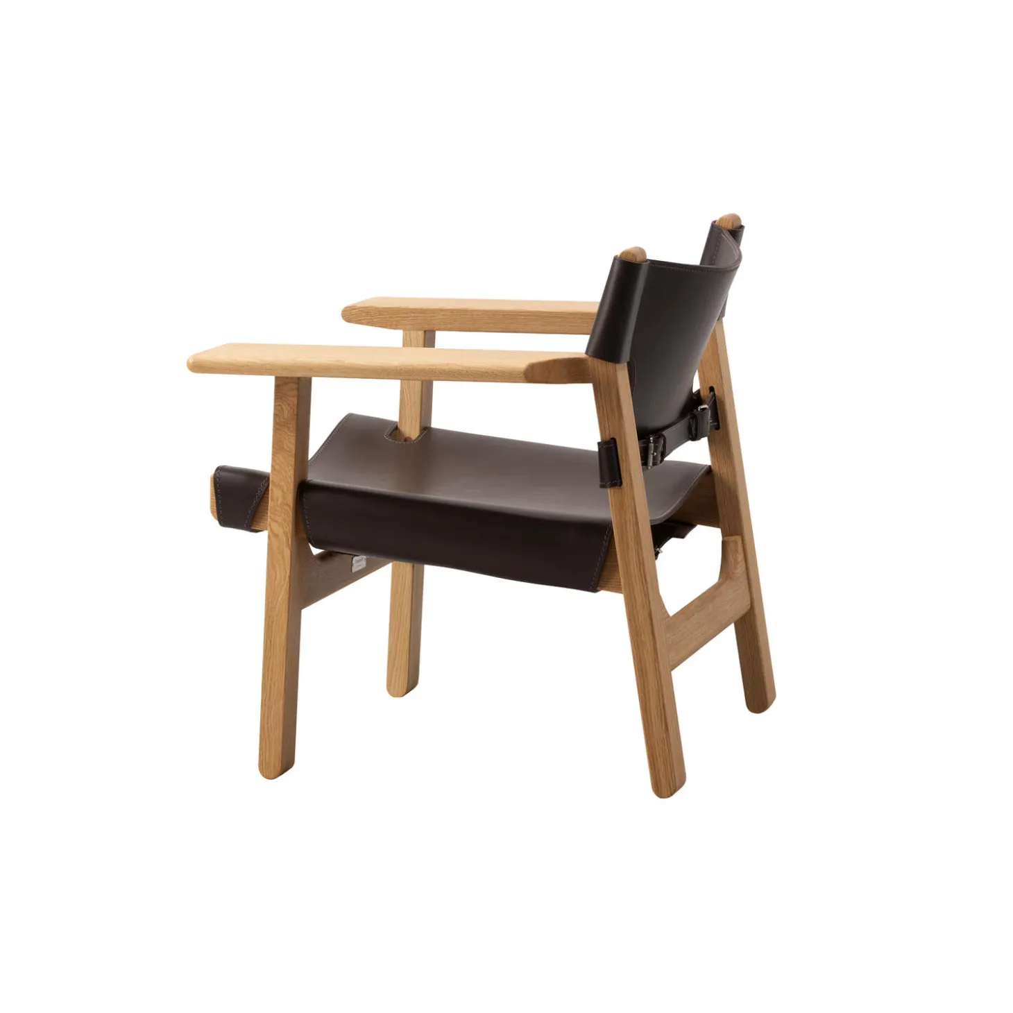 2226 Den Spanske Stol, mørkebrun/olieret eg