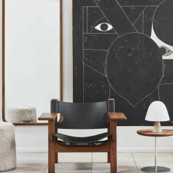 2226 Den Spanske Stol, sort/olieret valnød