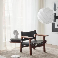 2226 Den Spanske Stol, sort/olieret valnød