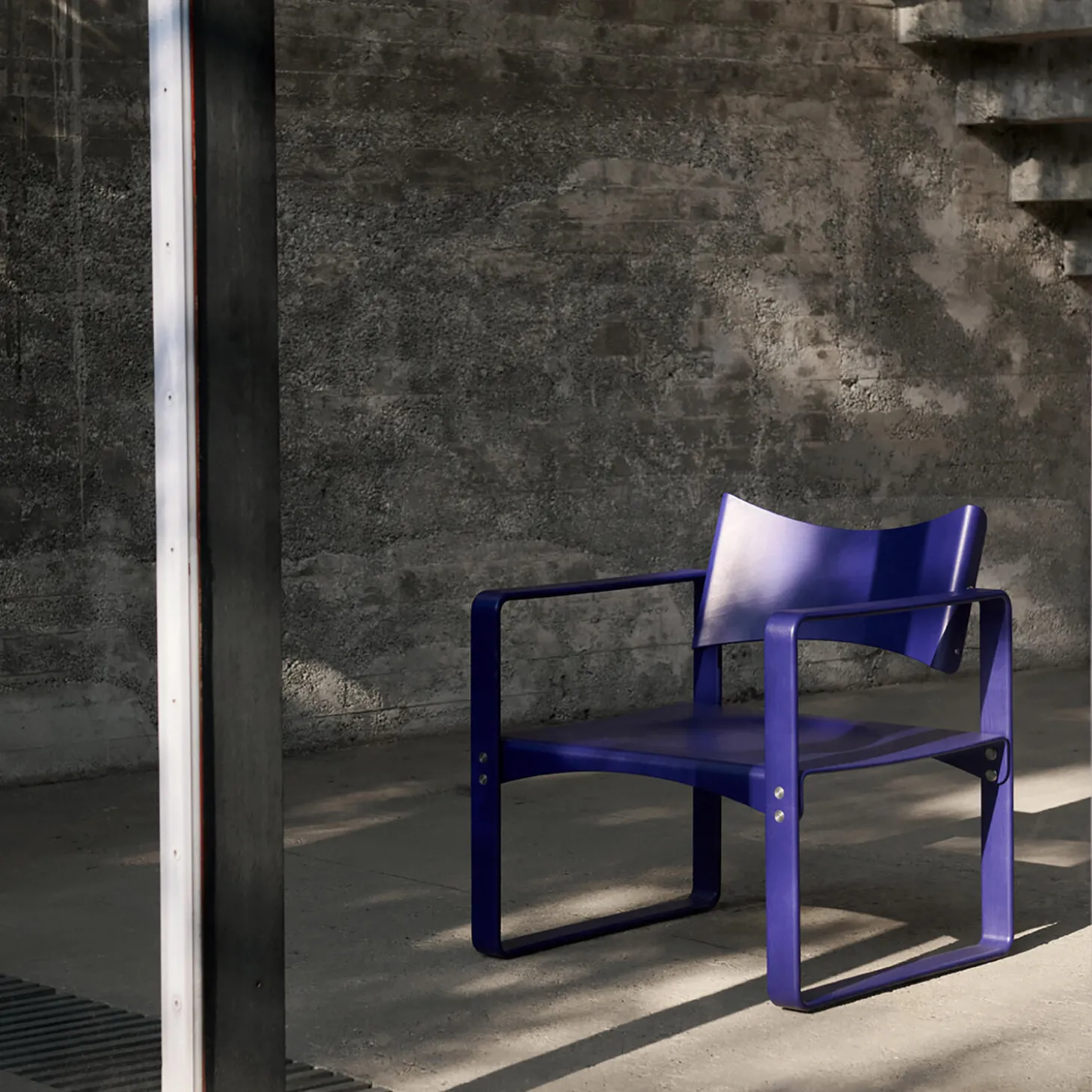 270 F loungestol, klein blue