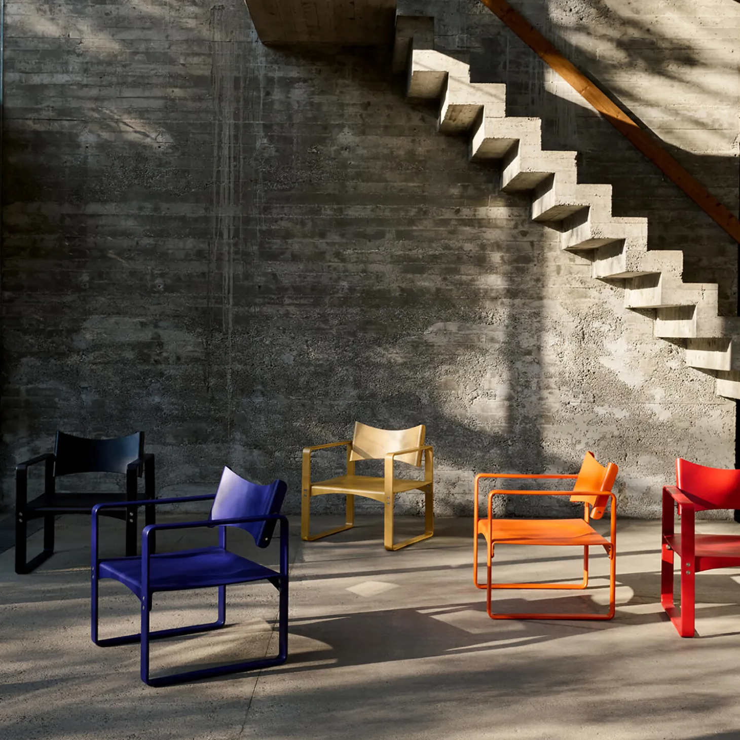 270 F loungestol, klein blue