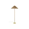 9602 Floor Lamp, brass/bamboo