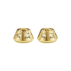 2024 Fyrfadslys 2 stk, guld