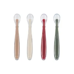4 Pack Feeding Spoon, forest mix