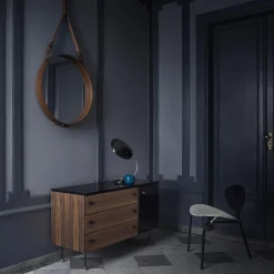 62 Sideboard 3 Drawer, walnut/black