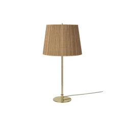 9205 Table Lamp, brass/bamboo