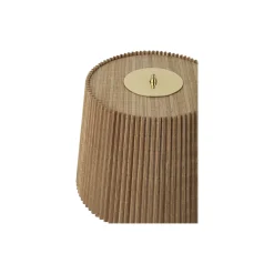 9205 Table Lamp, brass/bamboo