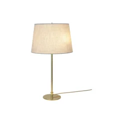 9205 Table Lamp, brass/canvas