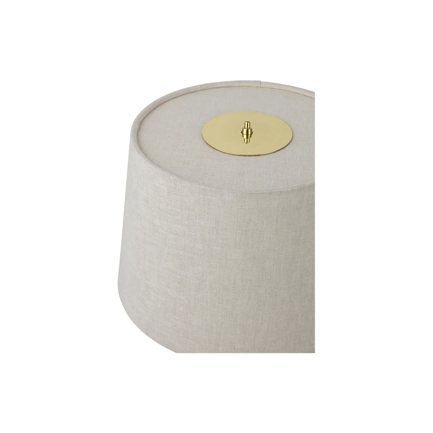 9205 Table Lamp, brass/canvas