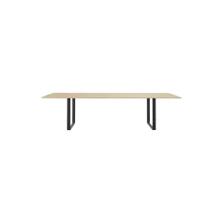 70/70 Table, solid oak/black
