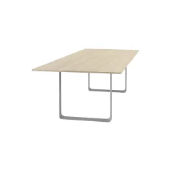 70/70 Table, solid oak/grey