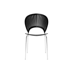 3398 Trinidad stol, black ash/chrome