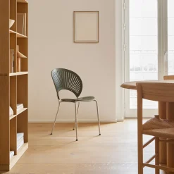 3398 Trinidad stol, khaki green/chrome