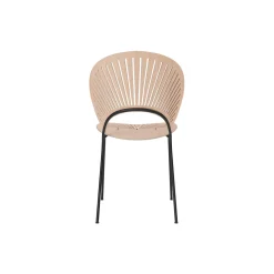 3398 Trinidad stol, lacquered oak/black