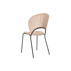 3398 Trinidad stol, lacquered oak/black