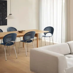 3398 Trinidad stol, nordic blue/chrome