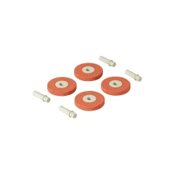 4 x skumhjul, burnt orange