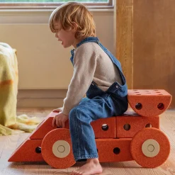 4 x skumhjul, burnt orange