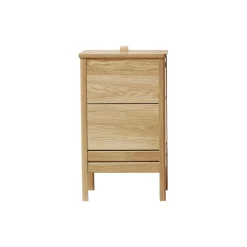 A Line Laundry Box, oiled oak