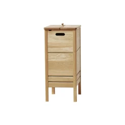 A Line Laundry Box, oiled oak