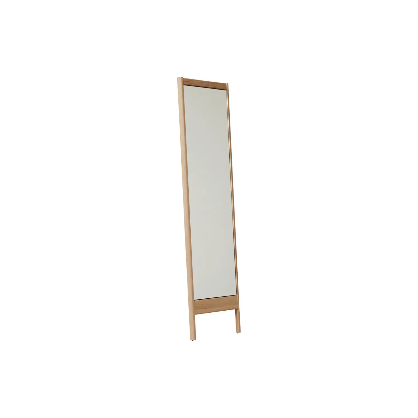 A Line Mirror, white oak