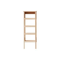 A Line Shoe Rack 35, white oiled oak