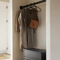 A Line Storage Bench, black