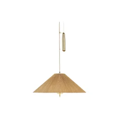 A1972 Pendant, brass/bamboo