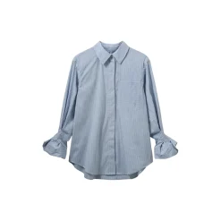 AbbySW Shirt, blue striped