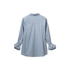 AbbySW Shirt, blue striped