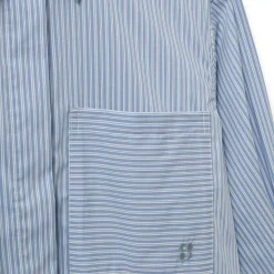 AbbySW Shirt, blue striped