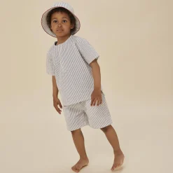 Ace Bucket Hat, stripe bluie