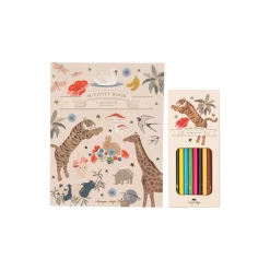 Activity Book With Colouring Pencils