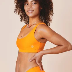 Agung sporty bikini top, flame