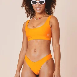 Agung sporty bikini top, flame