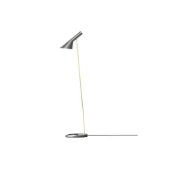 AJ gulvlampe, brass/warm grey