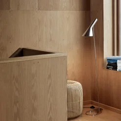 AJ gulvlampe, stainless steel