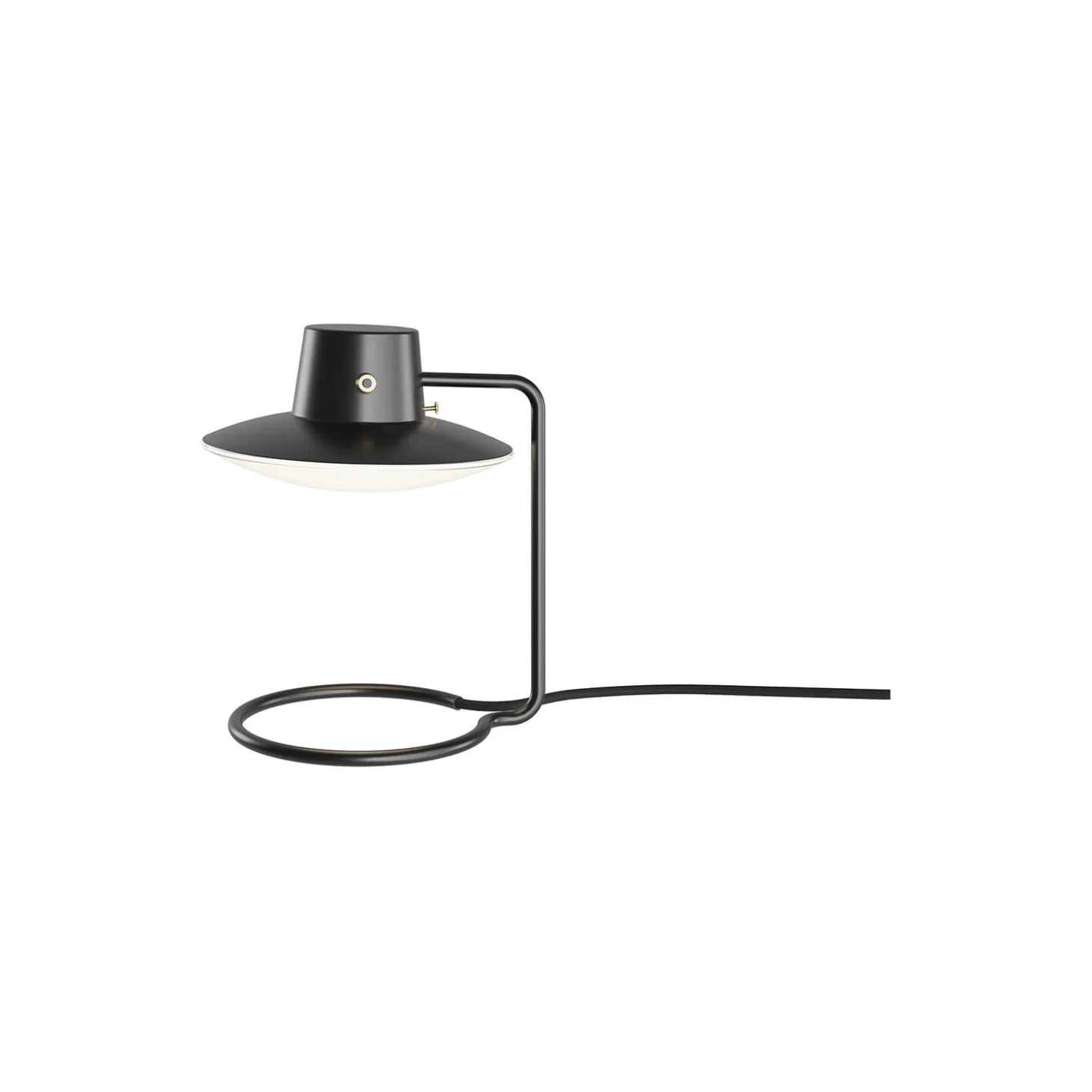 AJ Oxford bordlampe, metal black/opal