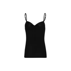 Allure Padded Bra-Camisole, black