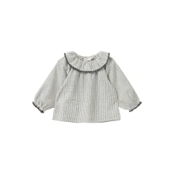 AlminaSB Blouse, black thin stripe